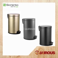 SORENTO S/S 304 12 LITRE CAPACITY TRASH CAN/RUBBISH BIN WITH SOFT CLOSE COVER (SRTTB02-BL / SRTTB04-