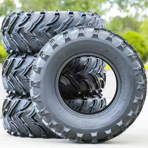 4 Roundrule SL288 25x10.00-12 25x10-12 50J 6 Ply A/T All Terrain ATV UTV Tires