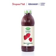 Four seasons strawberry smoothie 1000ml - Osterberg, suitable for fruit tea and yogurt drinks