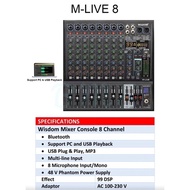 MIXER WISDOM M-LIVE8 Mlive8