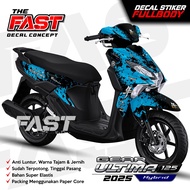 TERBARU Decal Gear Ultima 2025 Fullbody HAYABUSA Stiker Yamaha Gear Ultima 125 Decal Mio Gear Ultima