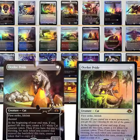 RVR FOIL8--001 Tcg Proxy Cards Shock Land Mana Crypt Mana Drain Ocelot Pride Phyrexian Tower Windswe