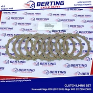 CLUTCH LINING SET Kawasaki Ninja 1000 17-19 Ninja 1000 SX Z900 Z1000 '16-20 9pc 13088-0568