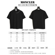 MONCLER Summer Short-Sleeved T-Shirt Large Size Classic Style Raglan Sleeves Daily Slim-fit Creative