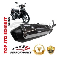 HONDA WAVE ALPHA CX 110 V1 STD EXHAUST EJM STANDARD MUFFLER ORI OEM ORIGINAL EPOWER EKZOS EJOS EXOS 