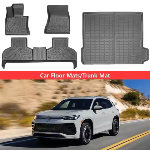 Car Floor Mat For BMW X5 (F15) 2014-2018 Car All Weather Floor Mats+Trunk Mat TPE Cargo Liner Non-sl