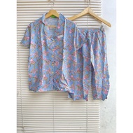 HAP Oneset Rever Collar Pants 3/s4 Full Active Buttons