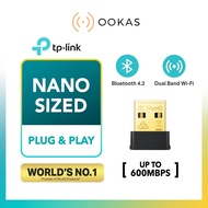 TP-Link Archer T2UB Nano AC600 Wireless USB size WiFi Adapter + Bluetooth 4.2 TP Link Wi-Fi For PC/D