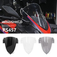 Motorcycle Accessories Acrylic Front Windshield Windscreen Covers Kit For Aprilia RS457 rs457 RS 457
