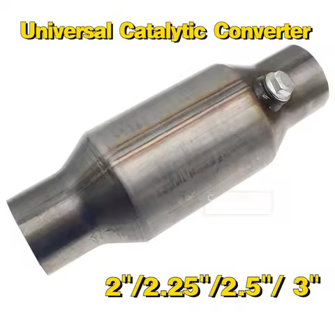 Catalytic Converter With Sensor Port 2'' 2.25'' 2.5'' 3'' EURO 1 Round Universal Car Exhaust System 