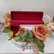 1 set Tapak Cincin + gelang Simple Hantaran Nikah Hantaran Tunang / Merisik