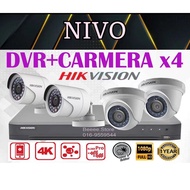 HIKVISION 4-CHANNEL 2.0MP CCTV Full HD 2MP HIK 1080P DVR+Camera Package P2P CCTV CAMERA PACKAGE