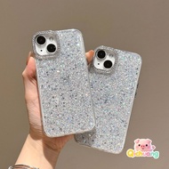 Luxury Silver Glitter Dipped Case For iQOO Z11 Z10 Z9 Z9S Turbo Pro Plus Z10X Lite Z9X Z7i Z5X Z3 U5