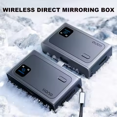 LLANO S90 1080P 4K S90 Pro Wireless Direct Mirroring Box Type-C Port for Smartphones Computer PS4/5 