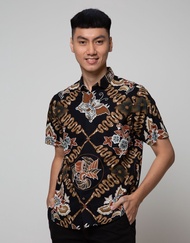 Larusso Kemeja Printing Kombinasi Batik 106949494