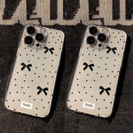 HP Cute Soft Aesthetic Furniture Bow For Redmi 15 15C 13x A5 14C 13C 13 Note 14 4G 5G Pro Plus A3 10