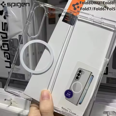 Spigen Magnetic Transparent PC Case for Samsung Fold8Ultra for Magsafe Wireless Charging Phone Case
