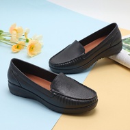 Slip-On Comfort Loafers-Durable Stitched Construction For Professional Settings & Casual Errands
