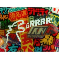 🔰JDM Godzilla Grrr car sticker premium waterproof