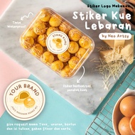 Stiker Kue Lebaran / Stiker Logo Online Shop / Stiker Kemasan Kue / Stiker Kue Ramadan
