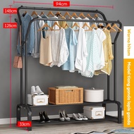 LG Rak Gantungan Baju Serbaguna Stand Hanger Display Butik Bazar Jemuran Pakaian Rak Sepatu Penyimpa