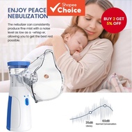Portable Ultrasonic Nebulizer for Home & Travel - Fast & Quiet Relief for Children and Adults, Model