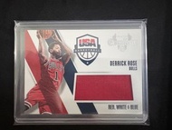 2015 Panini Excalibur Basketball Derrick Rose NBA 公牛 羅斯  紅色 patch 球衣卡