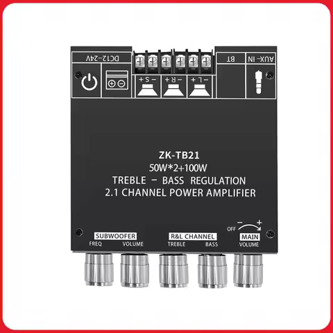 2x50W+100W 2.1 Channel Mini Board CS8673E/TPA3116D2 Chip Speaker DIY Module AM Interference Suppress