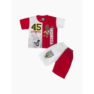 MERAH CHILDREN'S CLOTHING SET 1 - 8 YEARS INDONESIAN INDEPENDENCE DAY/ AUGUST 17 RED AND WHITE COMBI