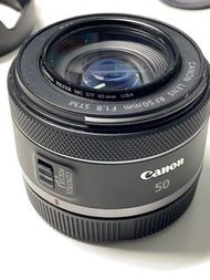 Canon RF 50mm f/1.8 STM Lens (free lens hood and UV filter)