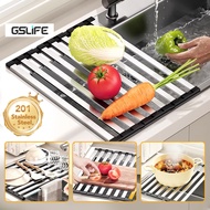 Gslife 304 Stainless Steel Multifunctional Dish Rack - Sink Rack, Space Saving, High Quality Dish Ra