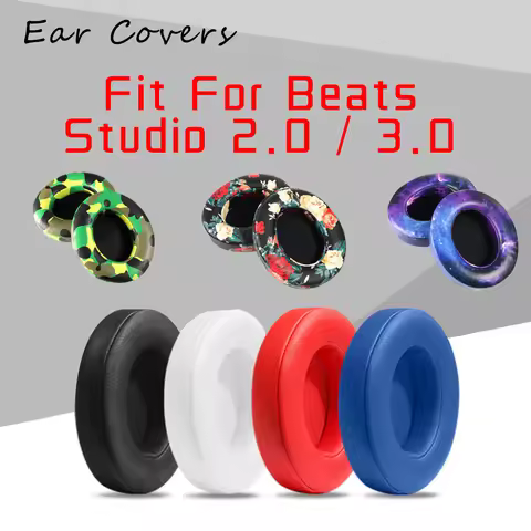 Earpads Beats Studio 3 Wireless Studio2 Studio3 Headphone Earp ads Replacement Headset Ear Pad PU Le