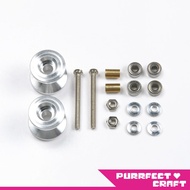 TAMIYA Double Aluminum Rollers (13-12mm) (15398) Tram