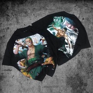 P&B Oversize One Piece Zoro T-Shirt - Zoro Oversize Black 20s Anime T-Shirt
