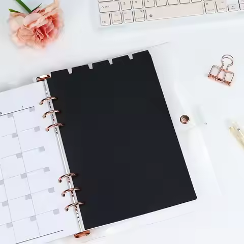 Cute Page Dividers A5 A6 A7 Inner Paper Planner Binder Index Separator Index Divider Loose-leaf Divi