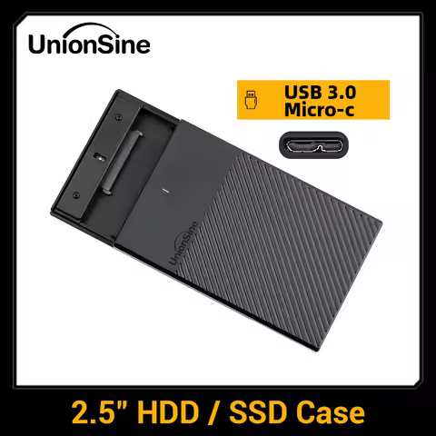 2.5 inch HDD SSD Case USB 3.0 Transparent HDD Enclosure External Hard Drive Disk Case for PC Laptop 