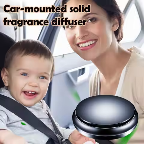 Car Air Freshener Air Purifier Auto Air Purifier Solid Perfume Rotating Aromatherapy Decor Car Acces