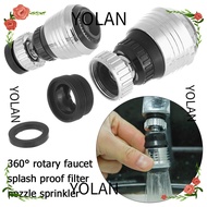 ☆YOLA☆ Splash-Proof Faucet Nozzle Water Saving Kitchen Faucet Extender Swivel Tap 2 Modes Sprayer ABS Plastic Rotatable Sink Filter 360 Degree Aerator