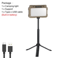 ASAFEE Y07 โคมไฟแคมป์พับได้ แบบพกพา แบตเตอรี่ 4800mAh ใช้งานได้นาน 100 ชั่วโมง โคมไฟ LED 3 โหมดแสง ข