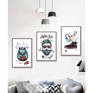 Print Laminate wood press COLLECTIBLE PAINTING - Model 12 (3 HCN 3x20x30, 3x30x40, 3x40x60). PRINT P