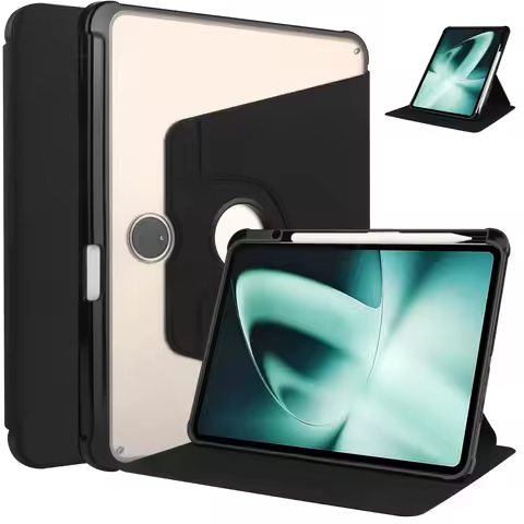 Oneplus Pad 11.6 Tablet Magnetic Protective Case 360° Rotation Case for OPPO Pad 2 11.6" 2023 PU Lea