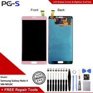 FullSet Ori LCD Samsung Galaxy Note 4 SM-N910C SM-N910H SM-N910G LCD Touch Screen & Digitizer Pink