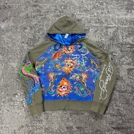 ZIP HOODIE ED HARDY, size SM