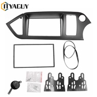 2Din DVD LHD Radio Panel Car Radio Fascia Kit For KIA MORNING PICANTO 2011