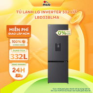 [Trả góp 0%] Tủ lạnh LG Inverter 332 lít LBD33BLMA - - Hàng Chính Hãng - Mới 100%