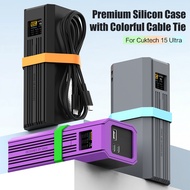 SIKAI Silicon Case for Cuktech 15 Ultra Power Bank 2025 Latest Version with Hand Strap Sim/TF Card S