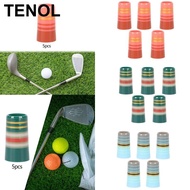 TENOL 5 Pieces Golf Iron Ferrules, Club Ferrules for Taper Tip Iron Wedge, .370 Accessories, Cover C