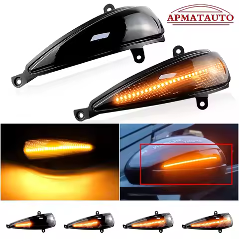 Dynamic Turn Signal LED Rearview Mirror Indicator Blinker Repeater Light For Honda Civic Mk8 Sedan F