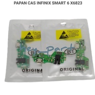 Papan Cas Pcb Konektor Cas Charger Infinix Smart 6 Plus X6823