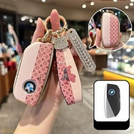 360 Degree Protector Key Holder,Key Fob Cover Case For BMW New X1 Energy Ix XM X1 I7 X7 7 Series 202